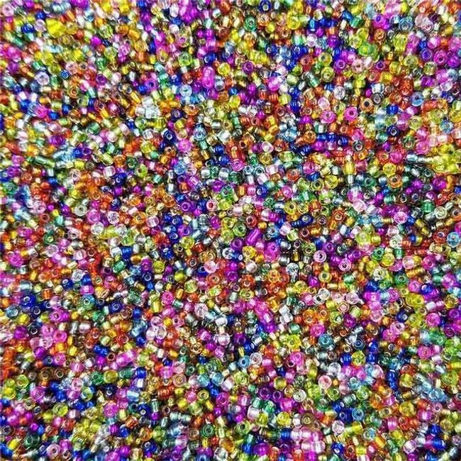 Staklene perle - 15 boja / 1000 komada 1