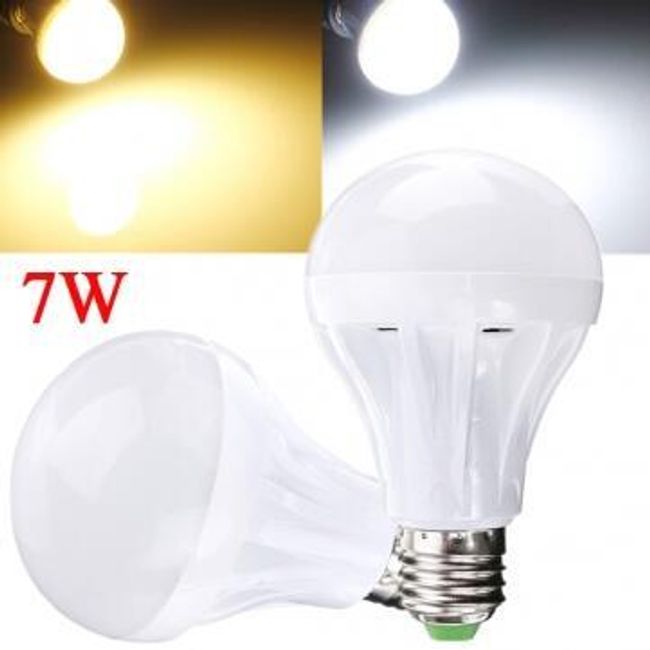 E27 7W LED izzó - 2 színű fény 1