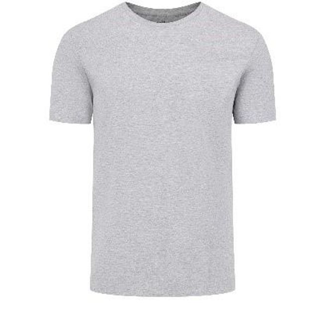 Svetlošedé klasické bavlnené tričko, veľkosti XS - XXL: ZO_253999-XXL 1