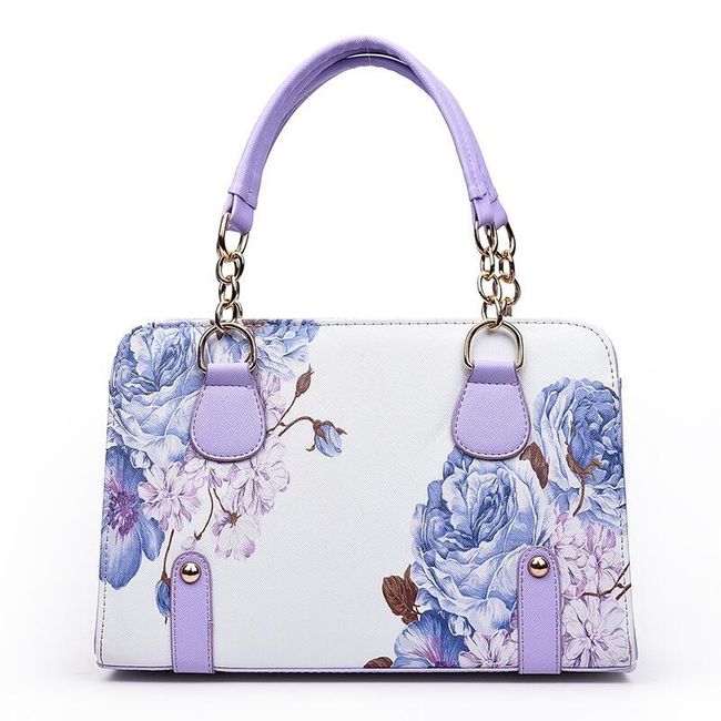 Дамска чанта с флорални мотиви - 5 варианта 1