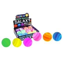 Míček galaxy skákací se světlem 6 cm PD_1621309
