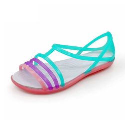 Farebné letné sandále