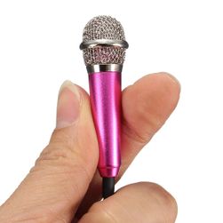 Mikrofon v mini provedení drátový - 4 barvy
