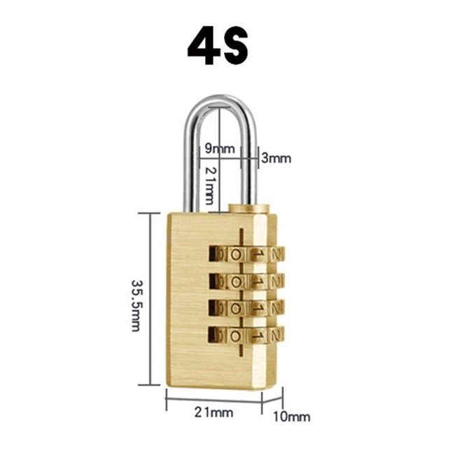Luggage padlock PA5 1