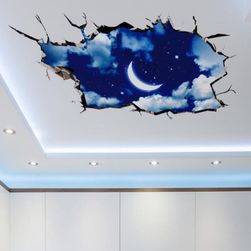 3D samolepka na strop či podlahu - Noční obloha