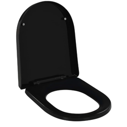 Scaun de toaletă pliabil lent cu eliberare rapidă negru ZO_145022-A