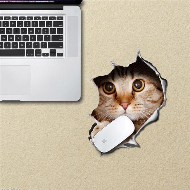 Стикер под компютърната мишка - Котка 1