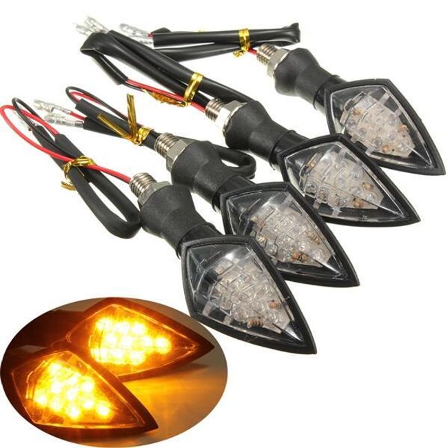 Sada LED blinkrů na motocykl - 4 ks 1