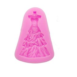 Forma din silicon pentru fondant - rochie de mireasa