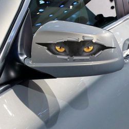 3D samolepka na okno - Mačacie oči