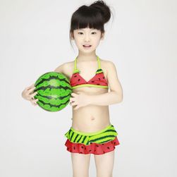 Costum de baie pentru fete cu motiv de fructe