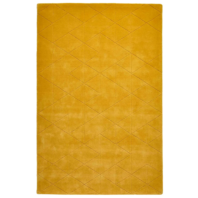 Hořčicově žlutý vlněný koberec Kasbah, 120 x 170 cm ZO_202175 1