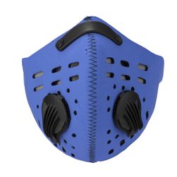 Maska przeciwpyłowa do pracy na zewnątrz niebieska