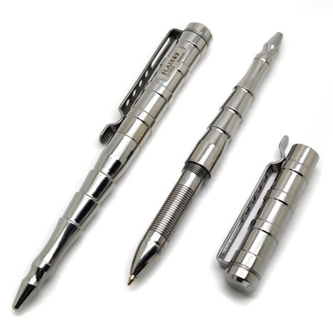 Taktické pero ve stříbrné barvě 1