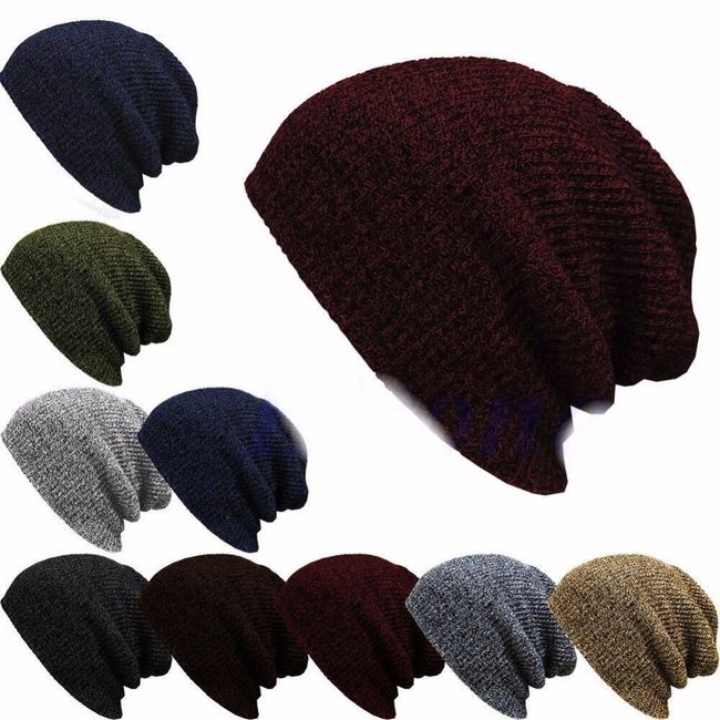 Ležérní bavlněná čepice v různých barvách 1