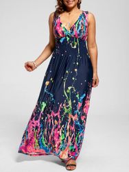 Rochie lungă colorată pentru femei