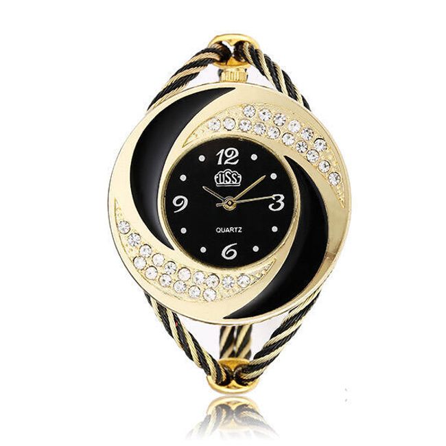 Дамски модерен часовник с оригинален циферблат  1