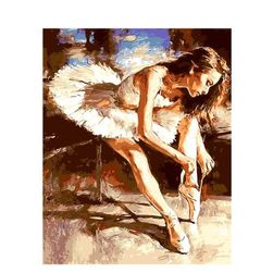 Obraz DIY - tancerka baletowa