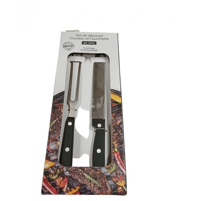 Sada nůž a vydlička na barbecue ZO_9968-M6849 1