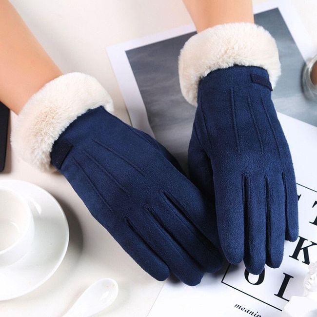 Дамски зимни ръкавици ZG69 1