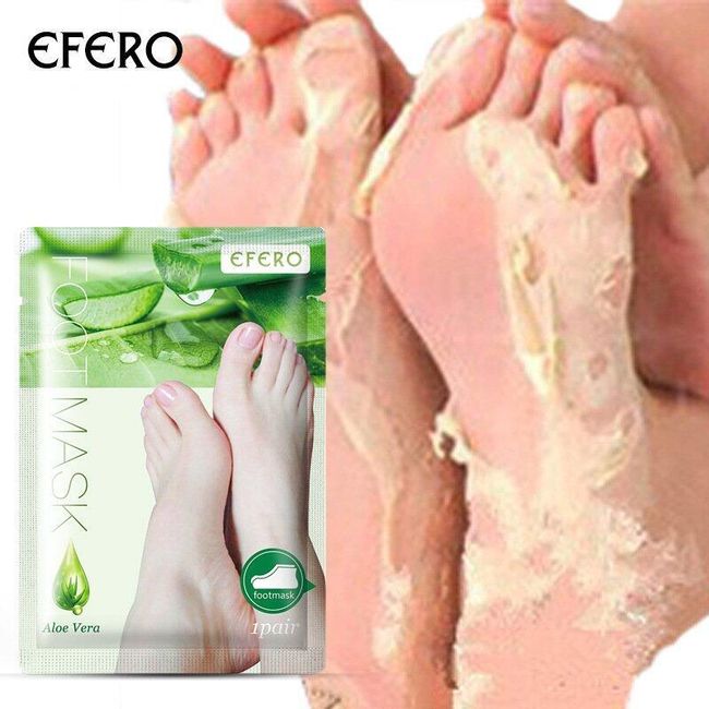 Aloe Vera Foot Mask Peeling for Legs Feet Mask Scrub Exfoliating Socks for Pedicure Anti Crack Heel Remove Skin Foot Patch DL_1005001392545761 1