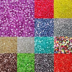 Nepravé perličky ke zdobení - mnoho barev