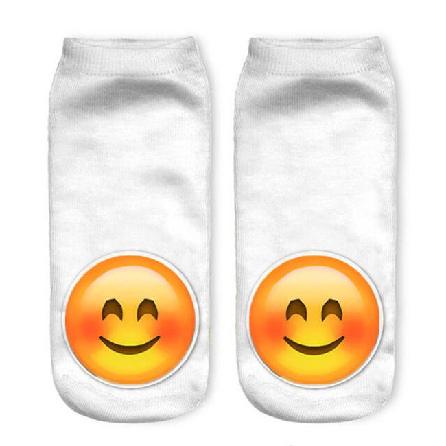 Ponožky so smajlíkmi emoji 1