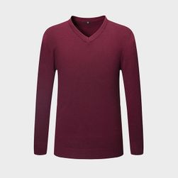 Мъжки едноцветен пуловер - 8 цвята