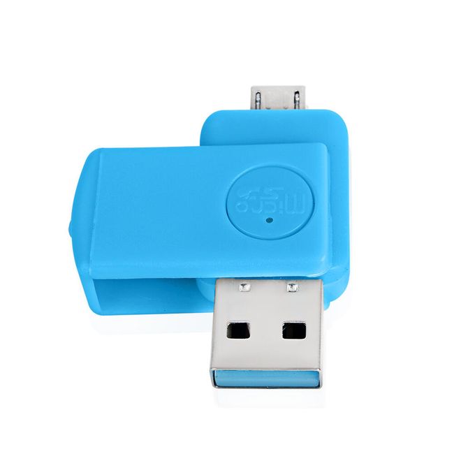 Cititor de carduri micro SD cu 2 porturi USB 1