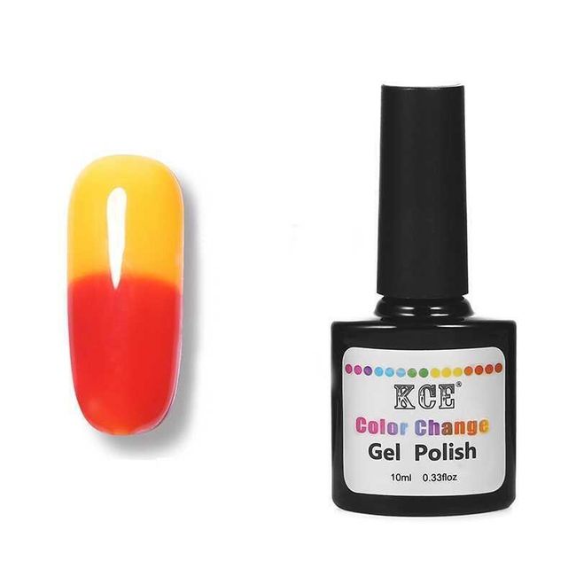 UV gel lak na nehty měnící barvu v závislosti na teplotě 1