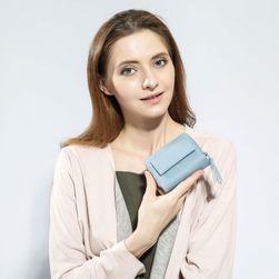 Mini damski portfel z frędzlem - 5 kolorów