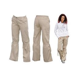 Дамски памучен панталон DIVORE RVC, бежов, Текстилни размери CONFECTION: ZO_e28a825e-8fed-11ec-a56b-0cc47a6c9370