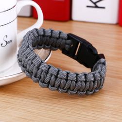 Paracord náramek v mnoha barvách s plastovým zapínáním