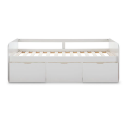 Bílá dětská postel s úložným prostorem 90x190 cm Abbott – ZO_252637