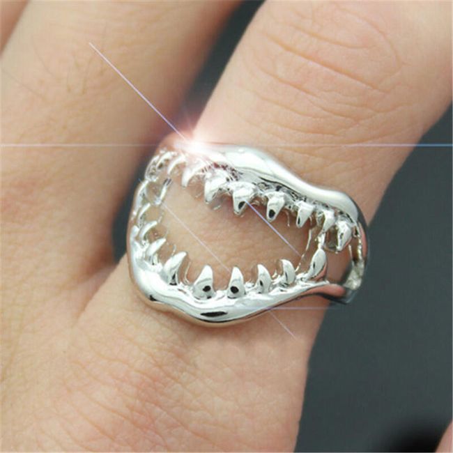 Prsten za čeljusti morskog psa - 3 boje 1