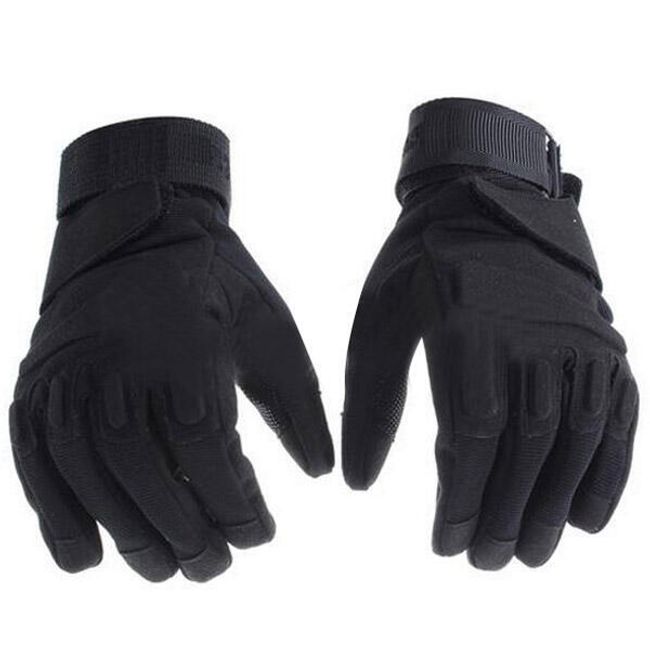 Moto rukavice černé - 3 velikosti 1