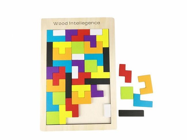 Drewniane puzzle ála tetris 1