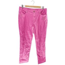 Dámské kalhoty s ozdobou motýla, CAMOMILLA, růžová barva, Velikosti textil KONFEKCE: ZO_112781-48