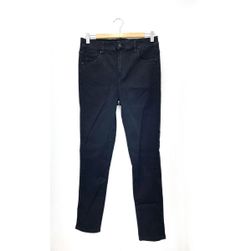 Dámské slim - fit džíny s designovým zadním zipem - černé, Velikosti textil KONFEKCE: ZO_7ed939f4-cc6e-11ec-b107-0cc47a6c9370