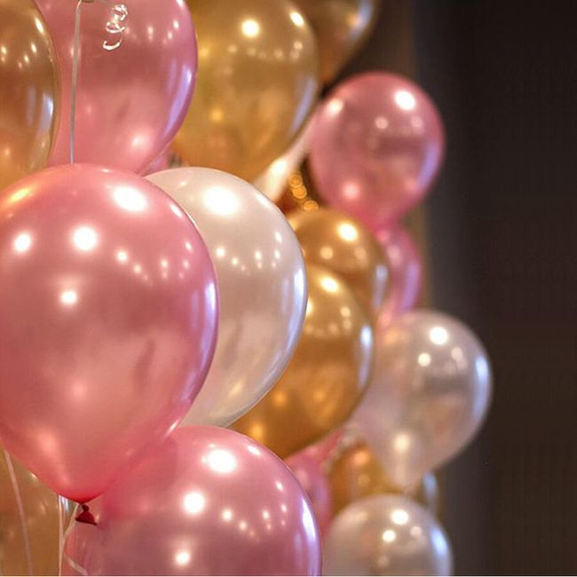 Sada balónků v perleťových barvách 20 ks 1