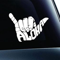 Samolepka na auto - ALOHA