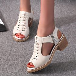 Women's sandals on a heel WE15