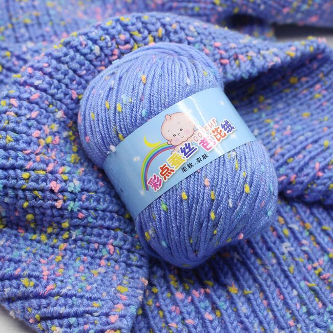 Miękka bawełna na drutach - 21 kolorów 1