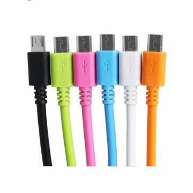 Nabíjecí a datový micro USB kabel - 5 barev 1