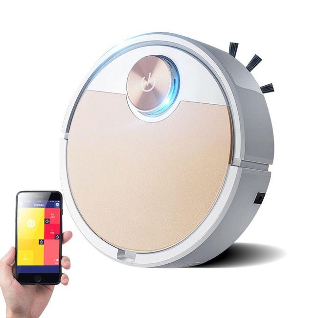 Robotic vacuum cleaner Smart , MOP, Phone APP 1