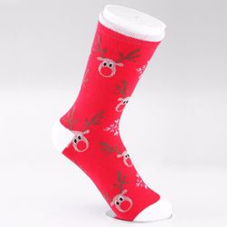 Tople zimske nogavice z božičnimi motivi