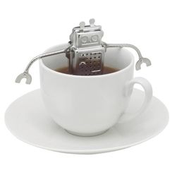 Cedilo za čaj v obliki robota ali opice
