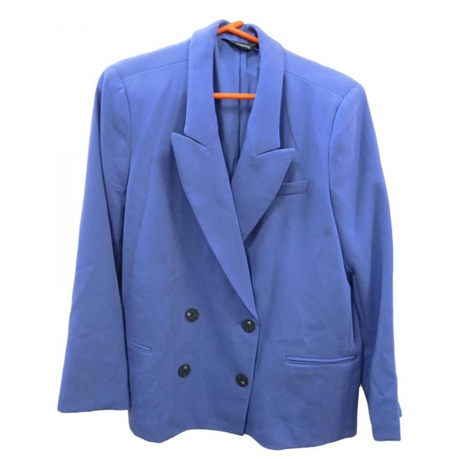 Jachetă de damă albastră - mărimea 44 ZO_9968-M7045 1