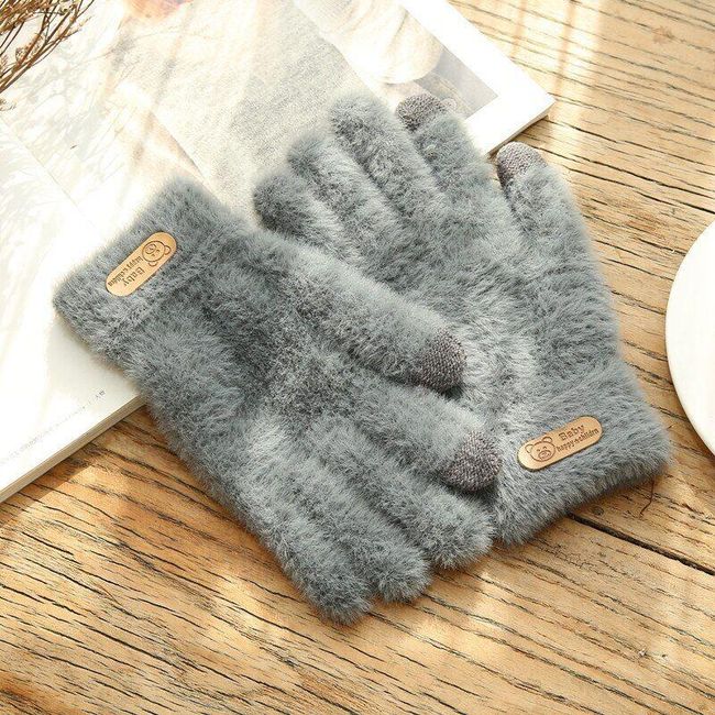 Дамски зимни ръкавици ZG26 1