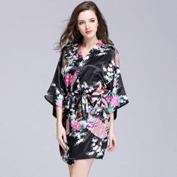 Halat de baie ușor cu model floral - 6 culori